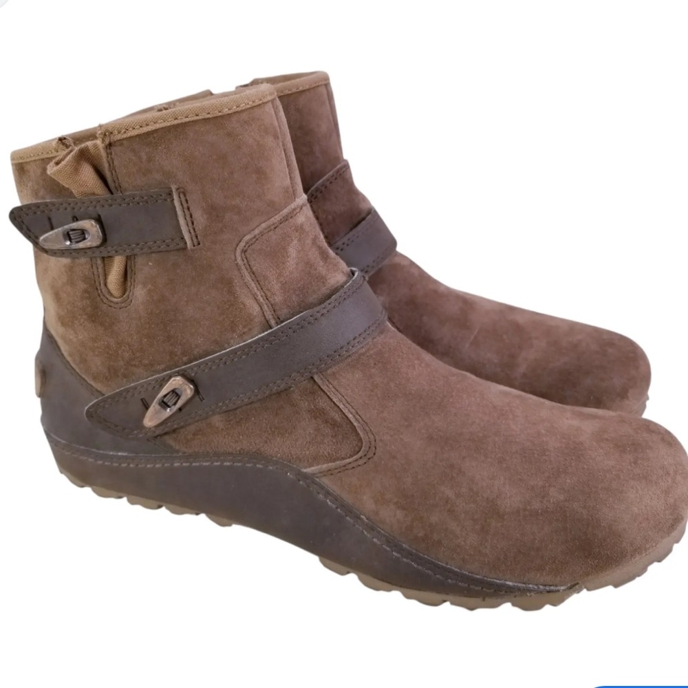 Merrell Haven Duo Bracken  waterproof‎ Brown suede leather Ankle Boots Sz 7